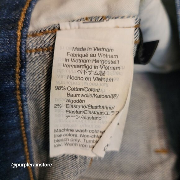 Madewell Jeans 28 Skinny 9" High Rise York Wash K1868 Tummy Control Raw Hem - Picture 5 of 12